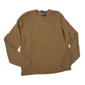 New York SPORTSWEAR EXCHANGE Sweater 100% Camel Hair Size Large VINTAGE